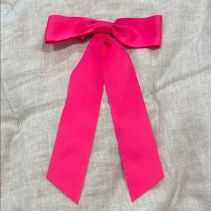 J. Crew Vibrant Pink Hair Bow